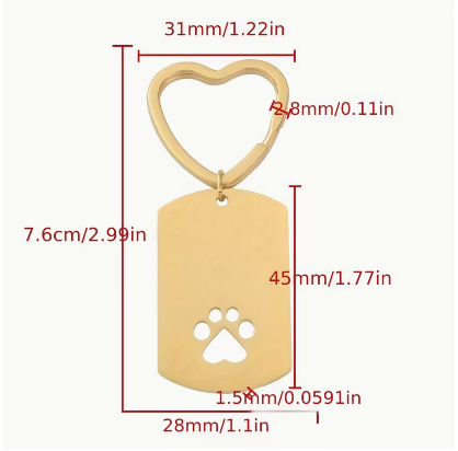 Personlig NYCKELRING - Med valfri text