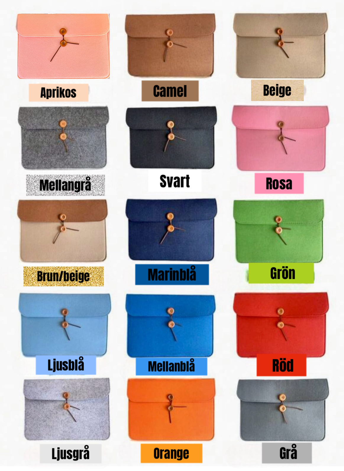 DOKUMENTMAPP - med valfri text