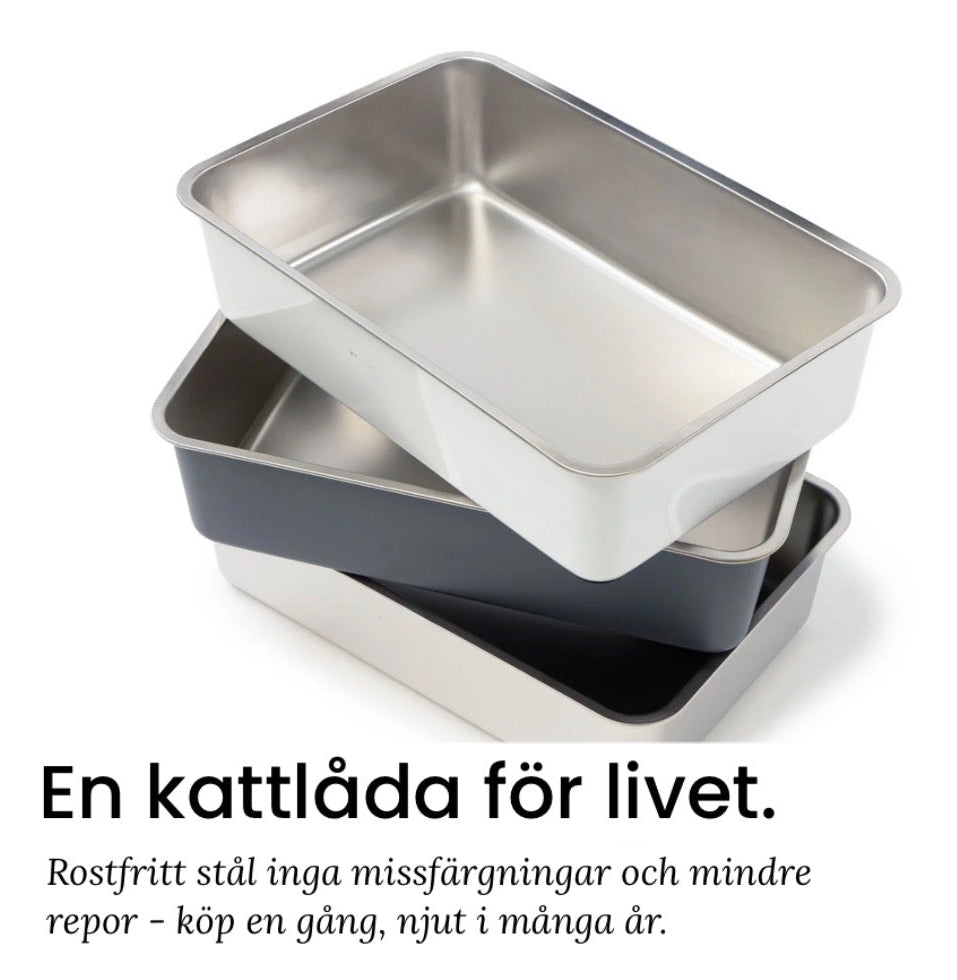 Steloo KATTLÅDA - Rostfritt stål, en låda för livet!