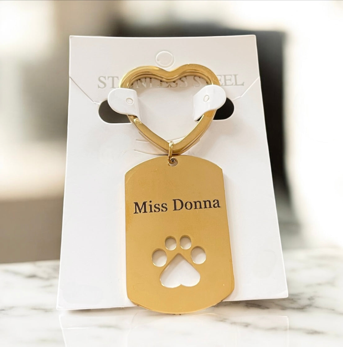 Personlig NYCKELRING - Med valfri text