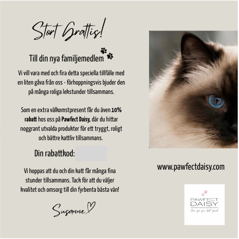 GRATIS KATTUNGEGÅVA - Beställ för minst 699kr